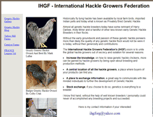 Tablet Screenshot of ihgf.org